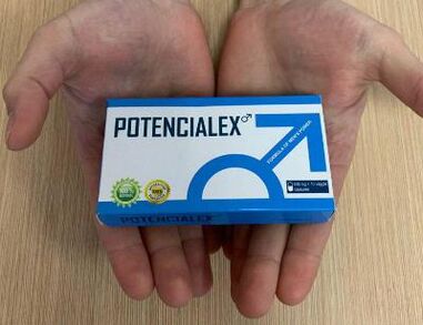 Фото упаковки Potencialex, опыт использования капсул