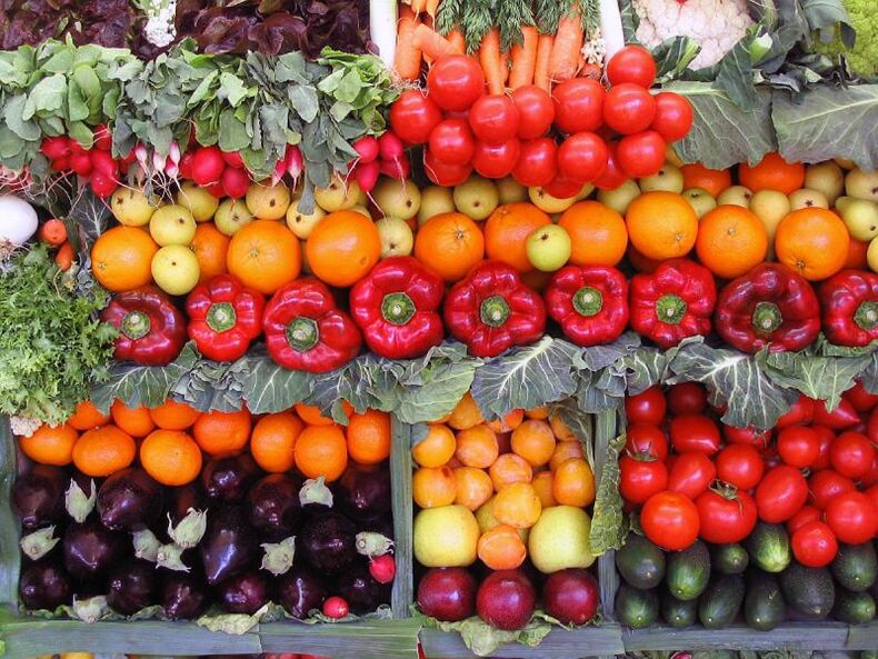 Витамины для потенции в овощах и фруктах